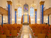 Ehemalige Synagoge Kobersdorf Blick zum Altar